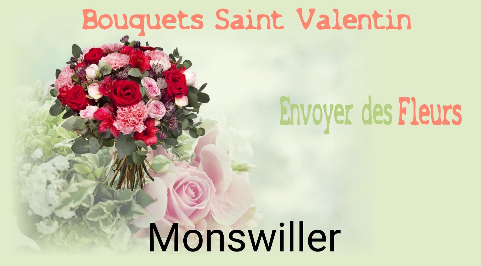 Roses de Saint-Valentin livrées à Monswiller